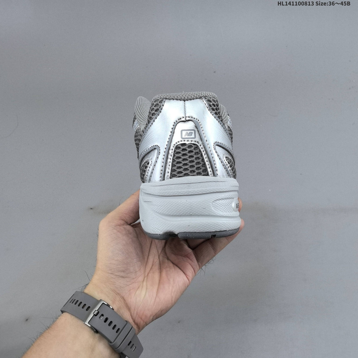 Grey and Silver New Balance 740 Sneakers CR740MG - product image from the listing.