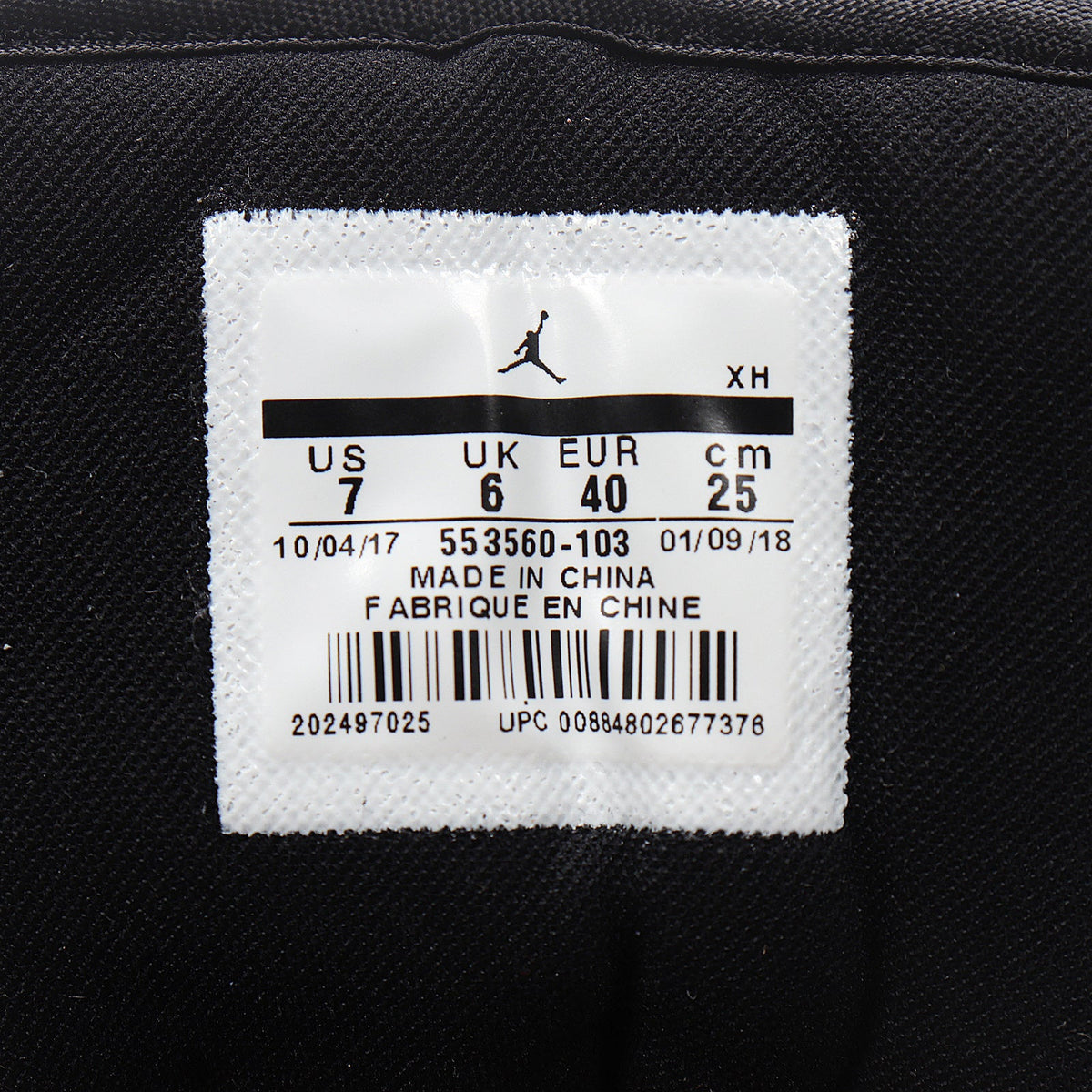 Air Jordan 1 Low Panda Black White Sneakers 553560-103 - product image from the listing.