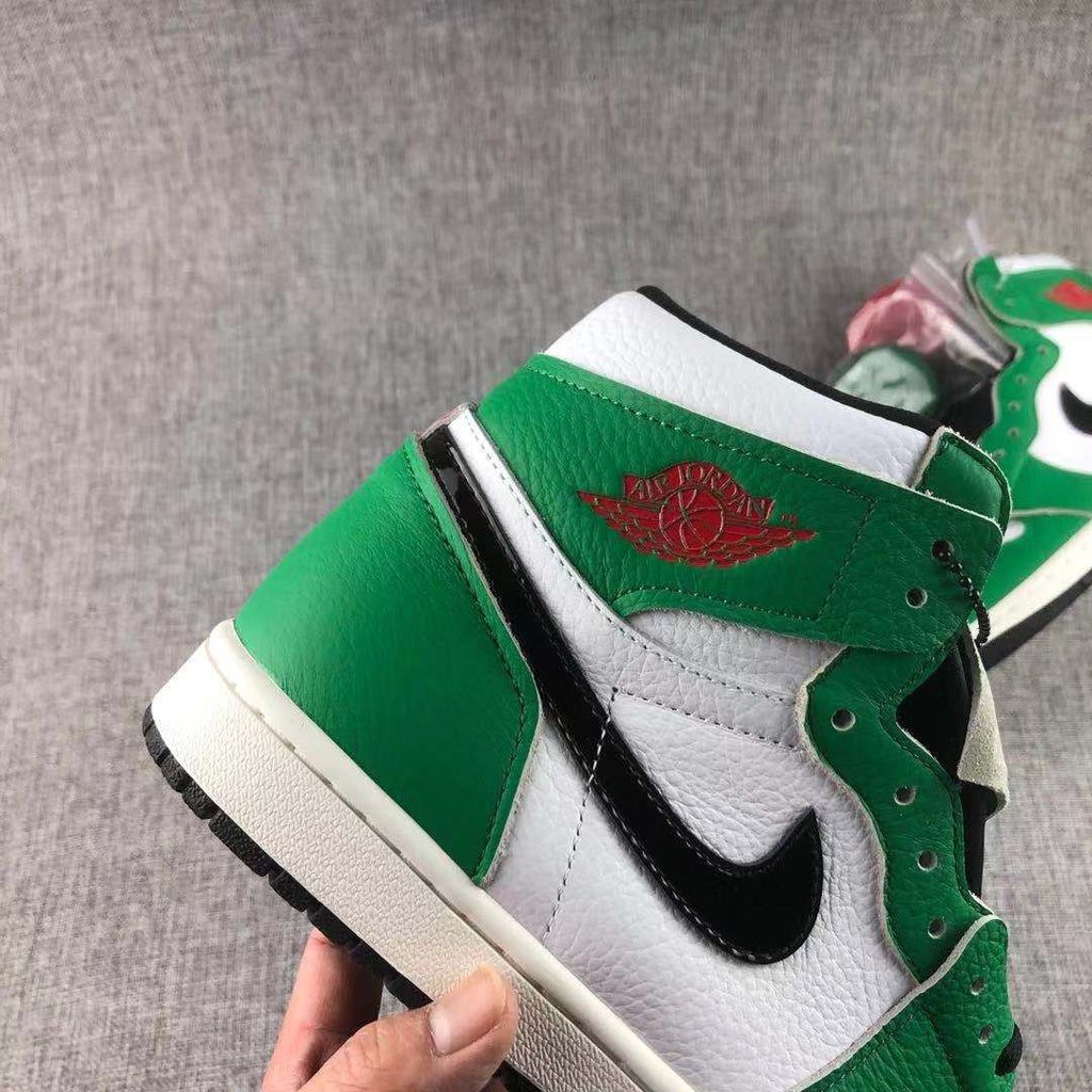 Air Jordan 1 Lucky Green High-Top Sneakers - product image from the listing.