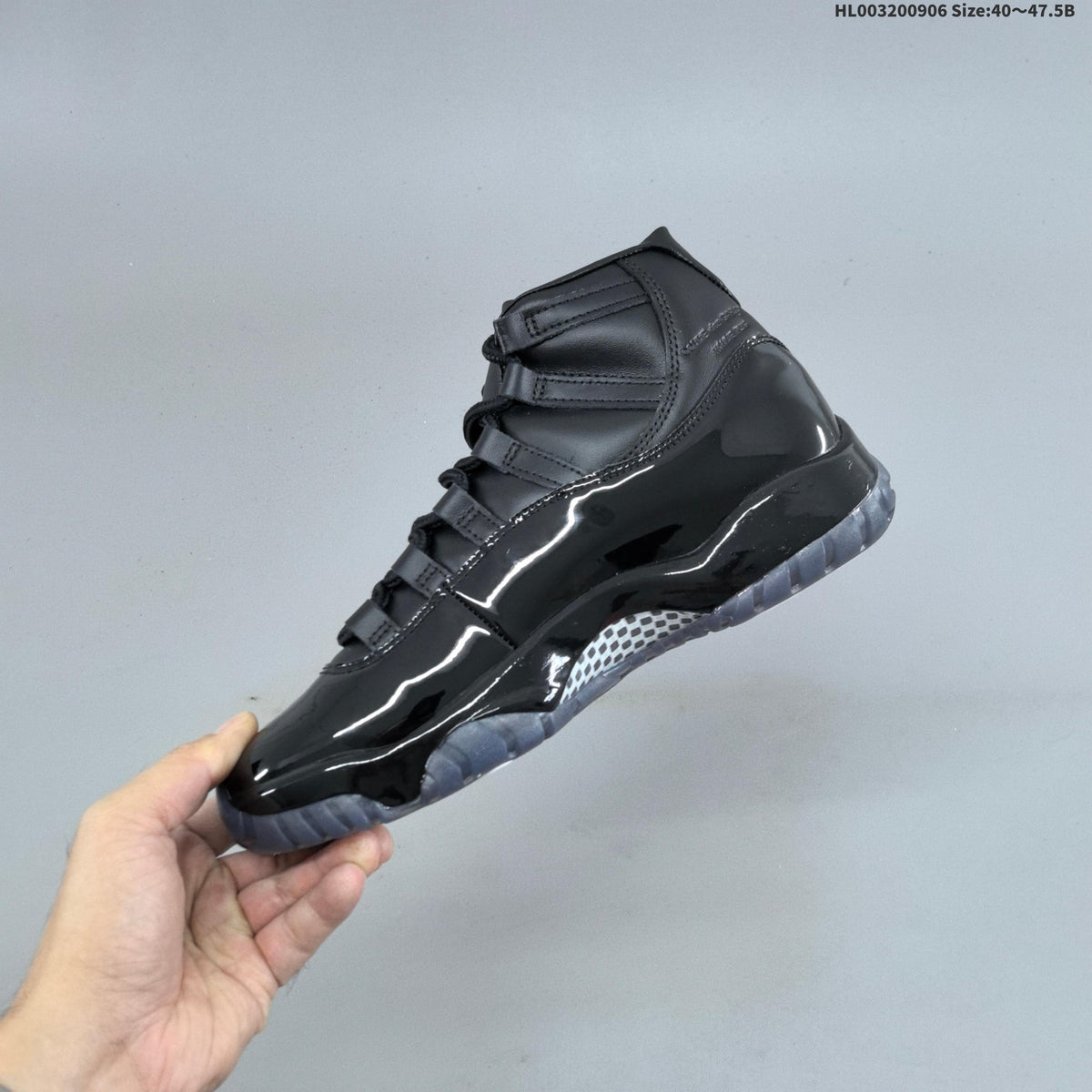 Air Jordan 11 High CDG Black Sneakers - product image from the listing.