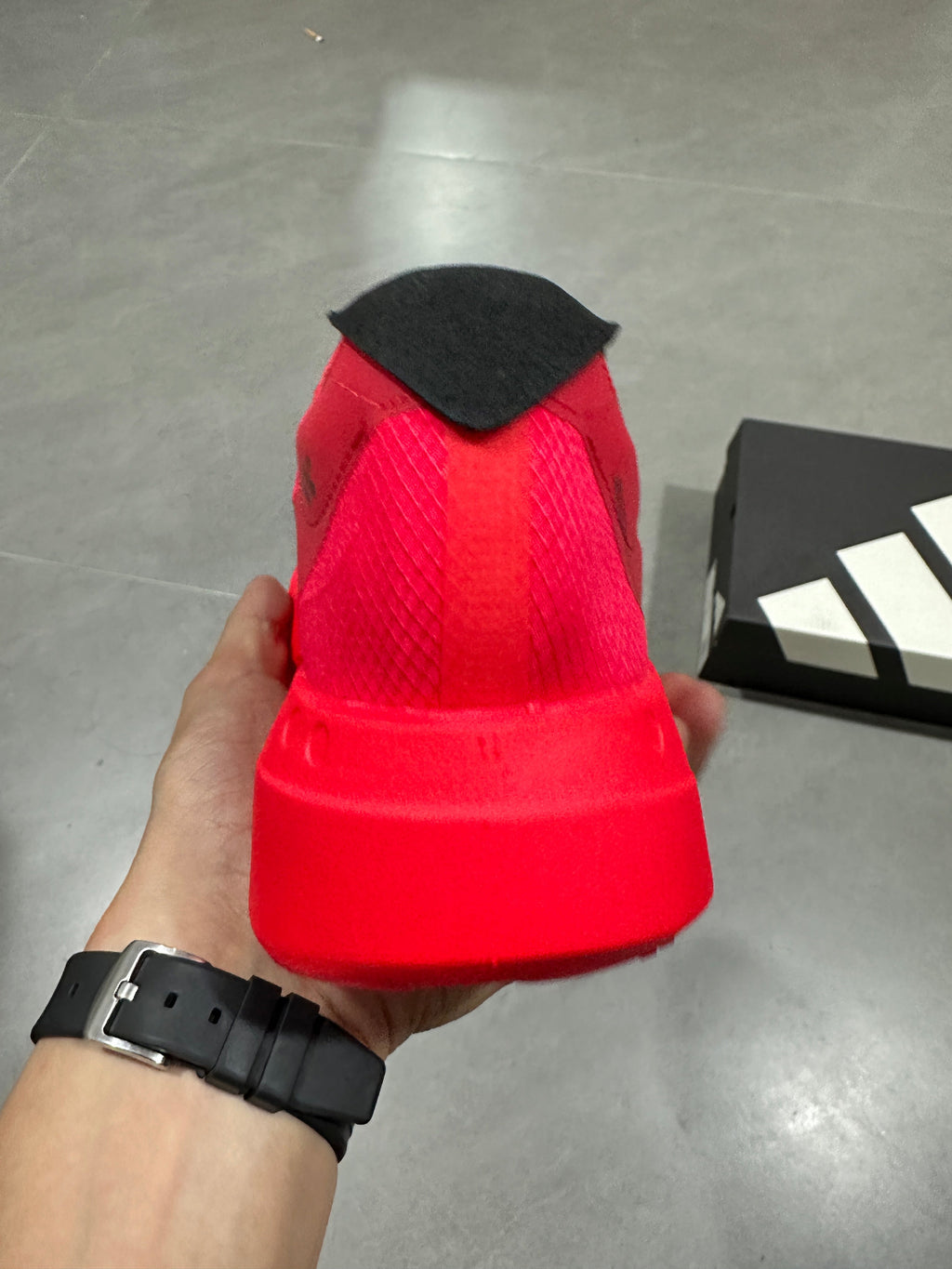 Nike Adizero Evo SL Running Shoes in Red Black JR6356 - product image from the listing.