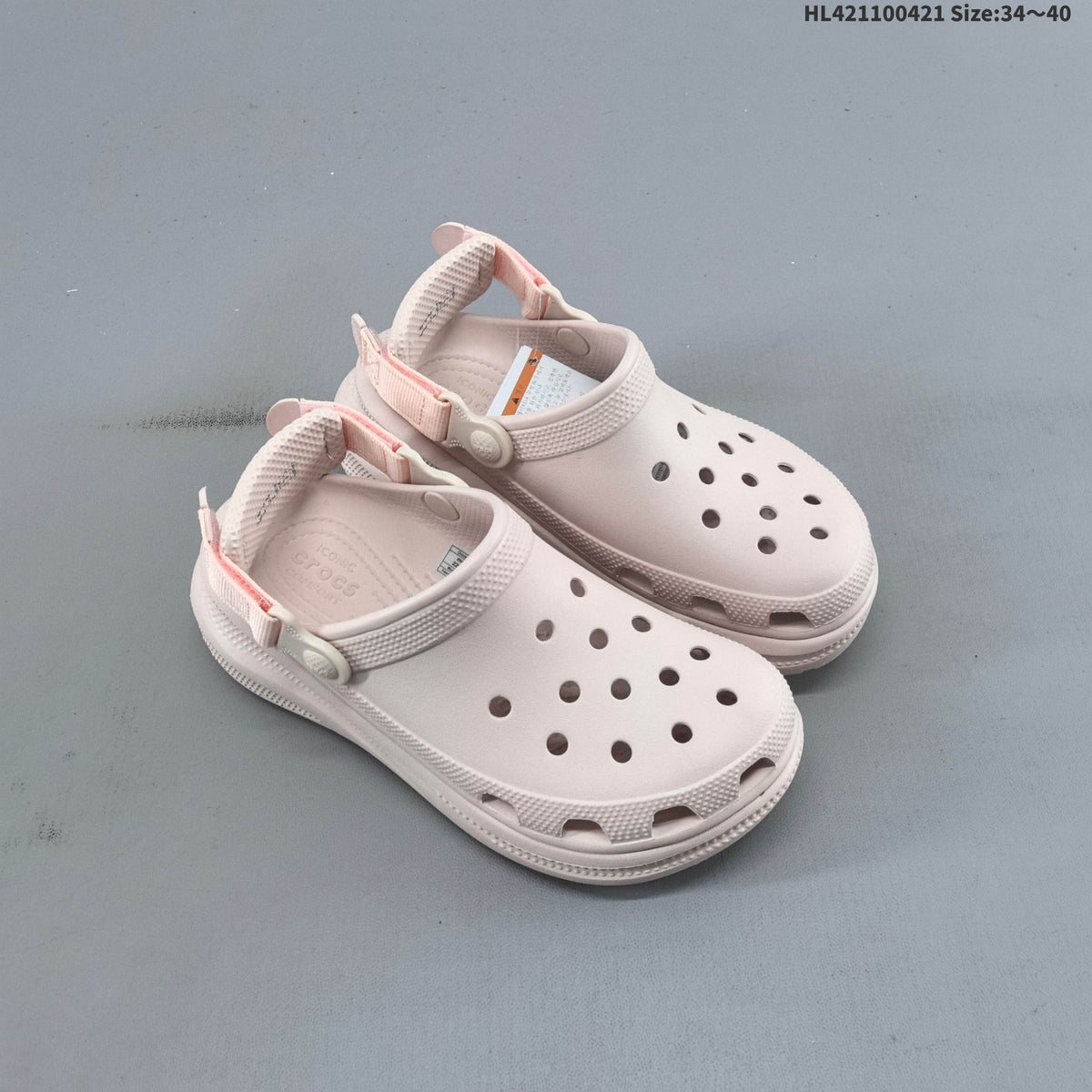 Platform Clogs with Vent Holes and Heel Straps by Crocs - product image from the listing.
