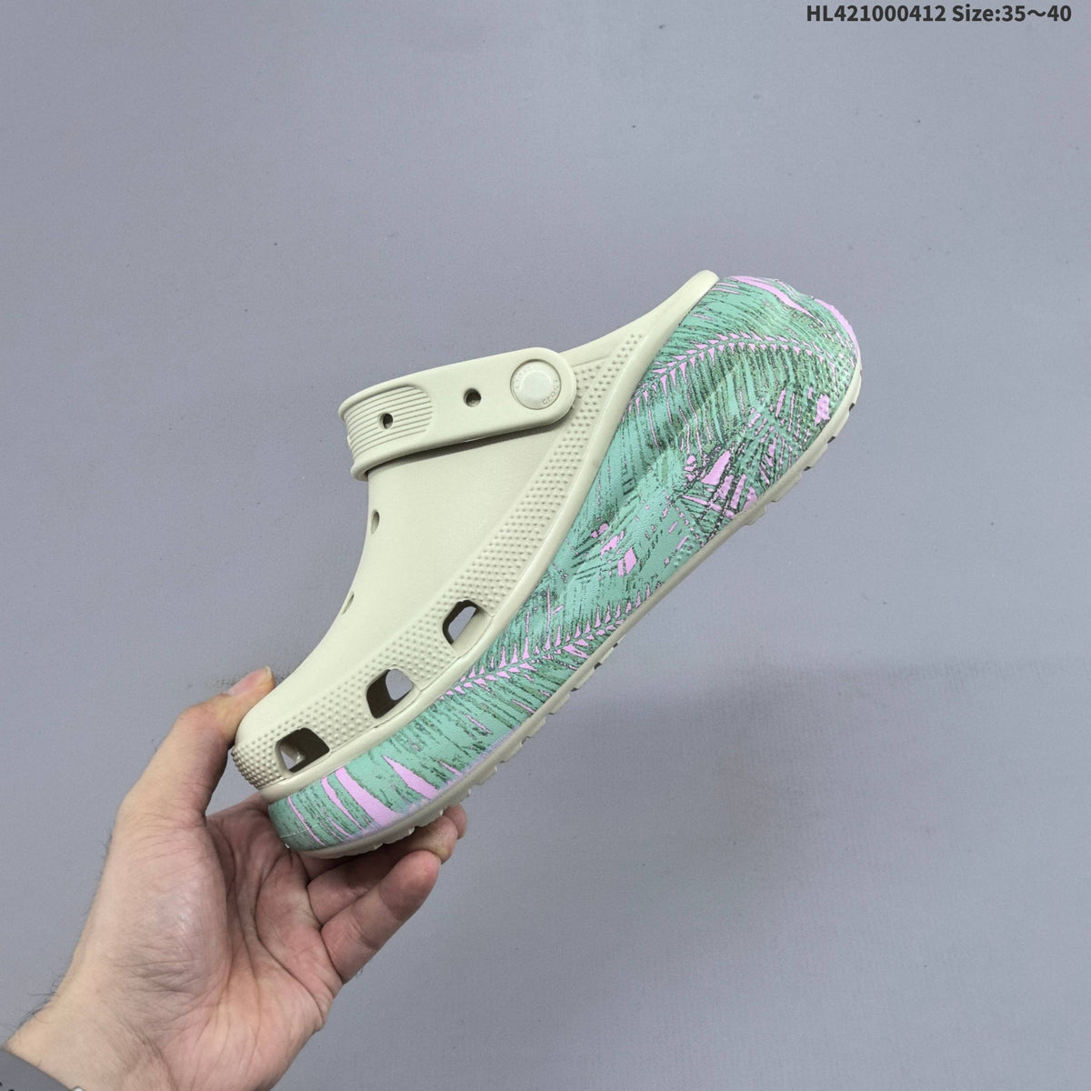 Classic Platform Clogs with Butterfly Print by Crocs - product image from the listing.