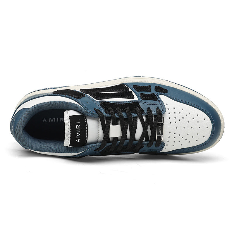 AMIRI Low-Top Sneakers in Navy, in White and Black - product image from the listing.