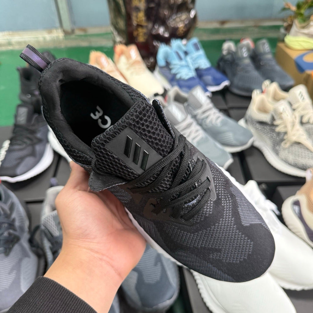 adidas Alphabounce HP AMSM Sneakers in Black and White - product image from the listing.