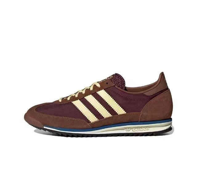 Adidas IE3425 Retro Running Sneakers in Burgundy Brown - product image from the listing.