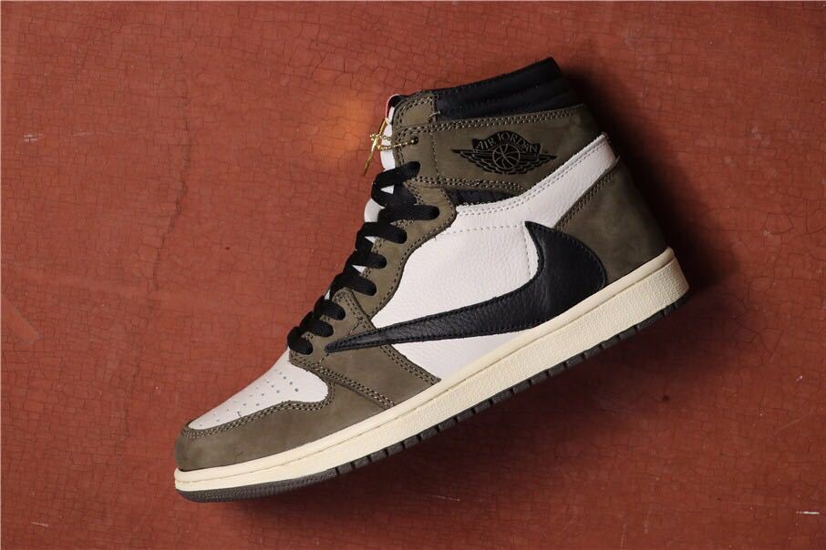 TS SP Sneakers, Brown and White, - Air Jordan 1 High OG CD4487-100 - product image from the listing.