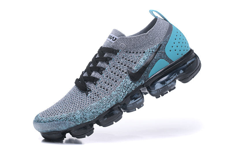 Nike Air VaporMax Flyknit 2 Sneakers in Gray Teal 942842-104 - product image from the listing.