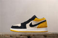 Air Jordan 1 Low University Gold Black and White 553558-127 - product image from the listing.