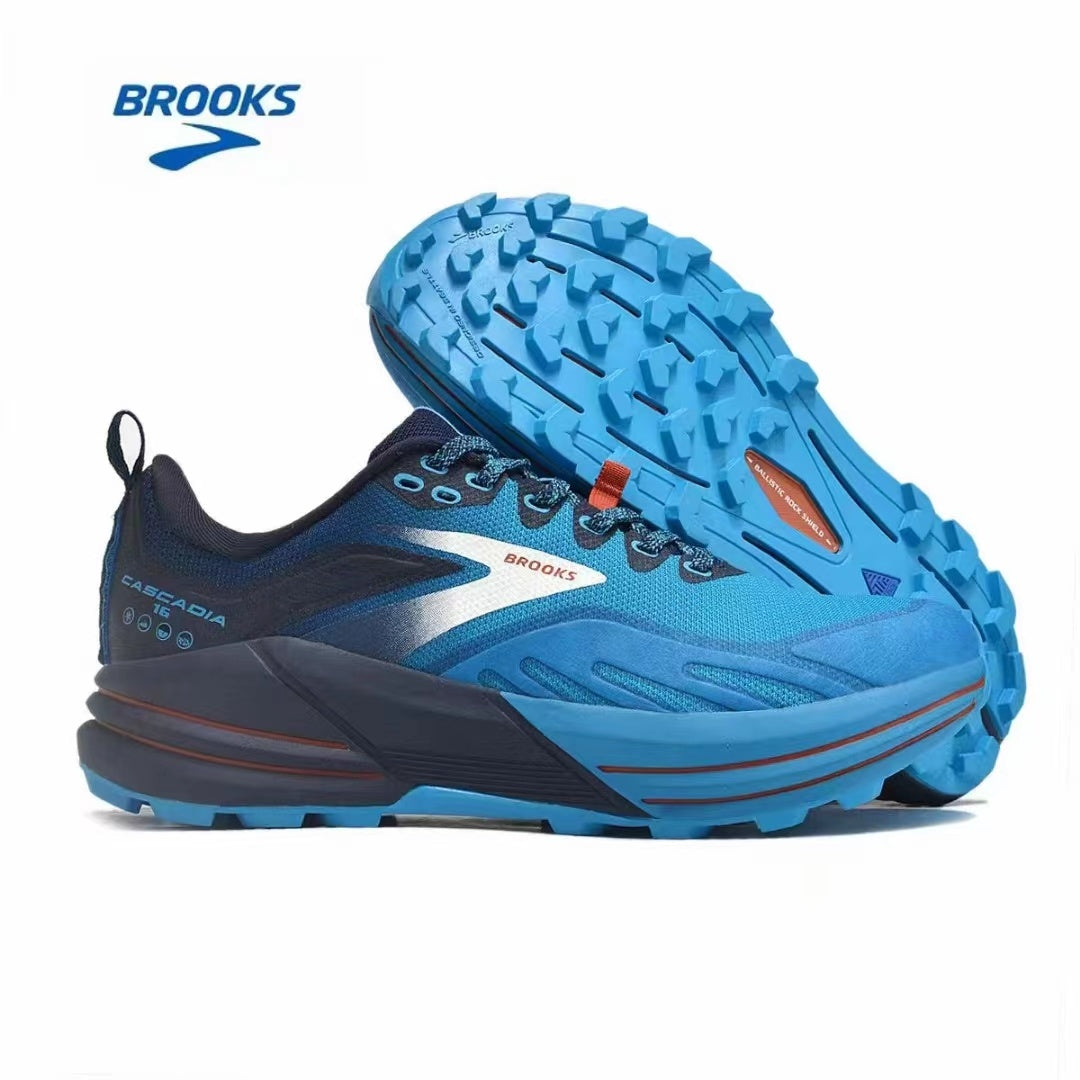 Brooks Cascadia 16 Trail Running Shoes in Blue - product image from the listing.