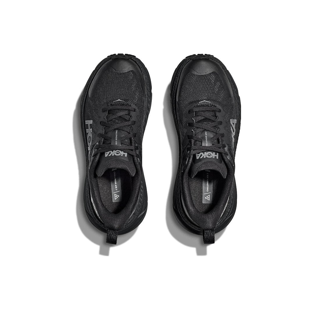 HOKA Challenger 7 Trail Running Shoes in Black - product image from the listing.