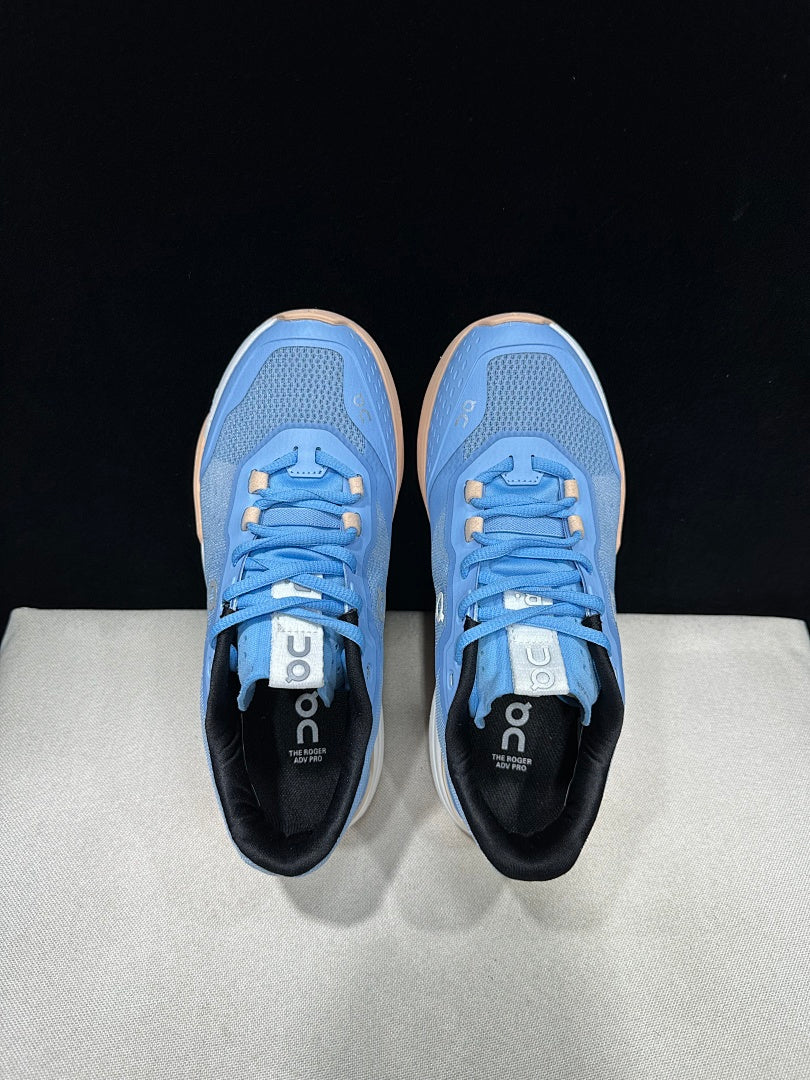 On THE ROGER Advantage Pro Blue Tennis Footwear - product image from the listing.