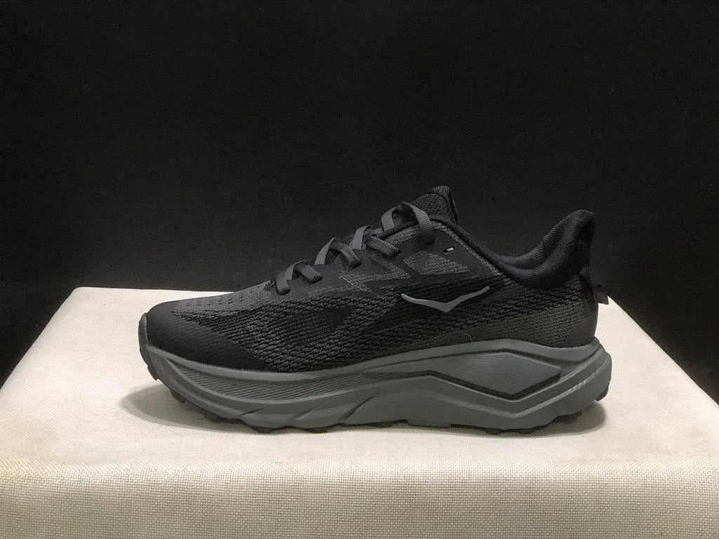 Black HOKA Challenger 8 Trail Running Shoes - product image from the listing.