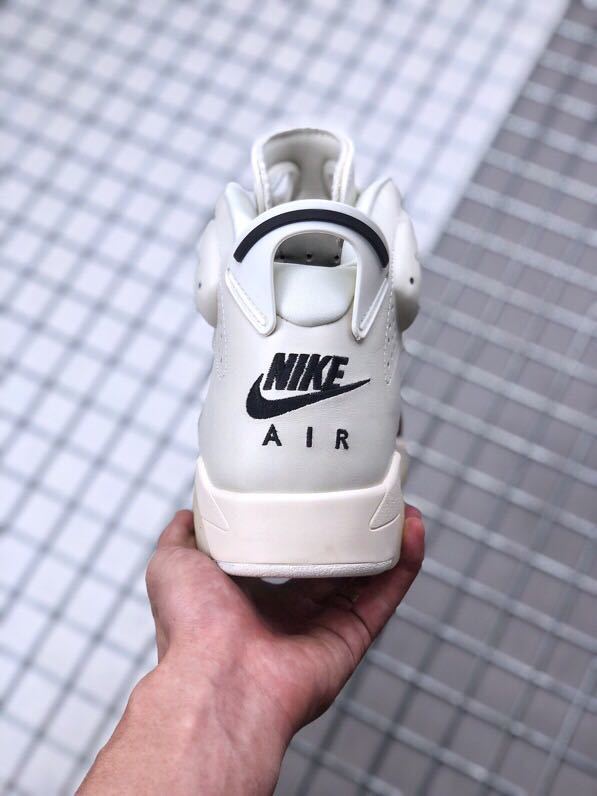 Air Jordan 6 Quai 54 White Purple Sneakers - product image from the listing.