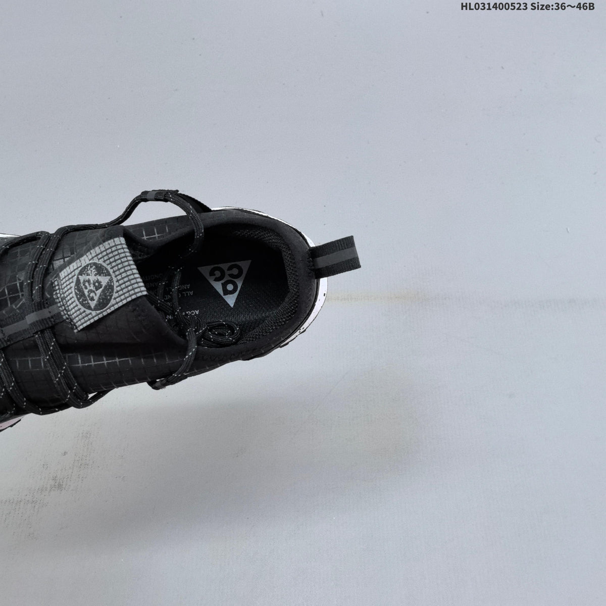 Nike ACG Mountain Fly Low GTX Trail Sneakers in Black - product image from the listing.