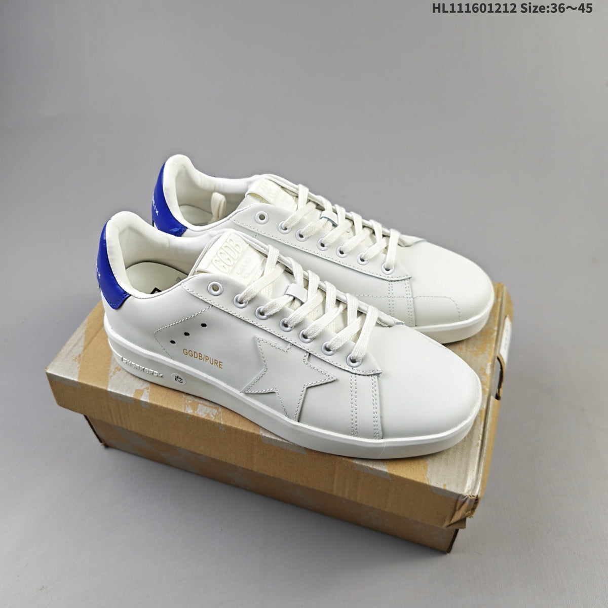 Golden Goose Purestar Low-Cut Sneakers with Star Detail - product image from the listing.