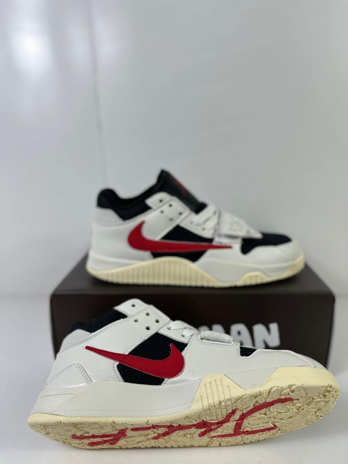 Jordan Jumpman Jack TR Sneakers in University Red FZ8117-101 - product image from the listing.
