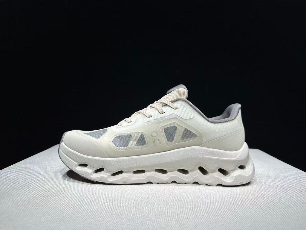 Ivory and Gray On Cloudtilt Remix Sneakers - product image from the listing.