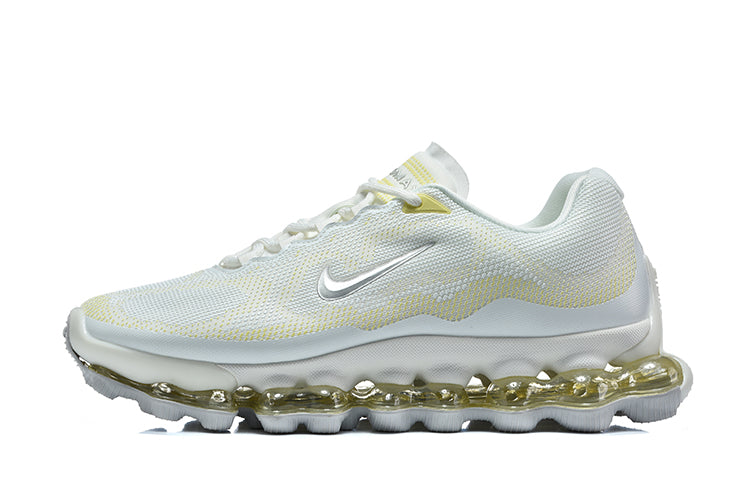 Nike Air Max Scorpion Sneakers in White and Pale Yellow - product image from the listing.