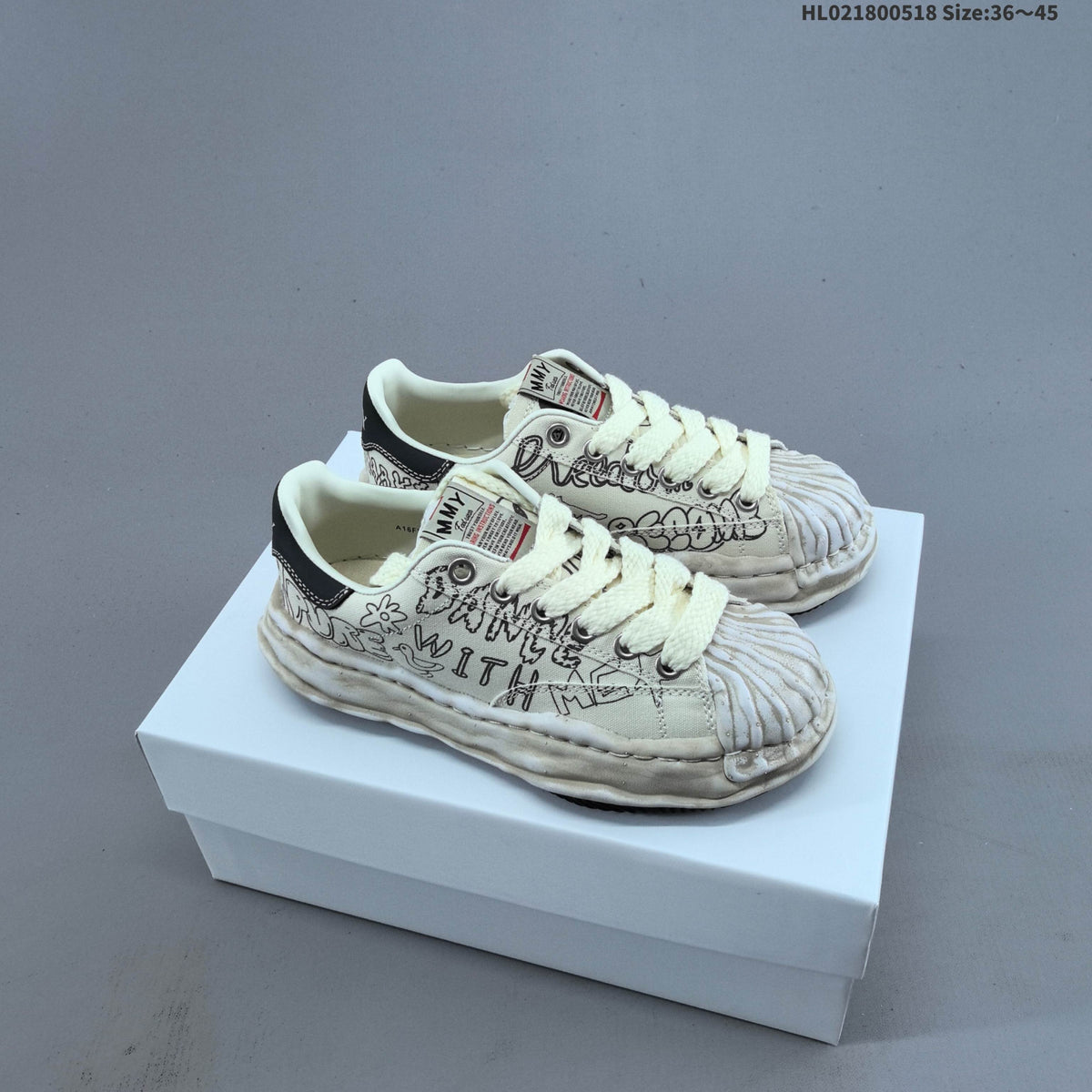 Maison Mihara Yasuhiro Blakey Low-Cut Sneakers, Graphic Print - product image from the listing.