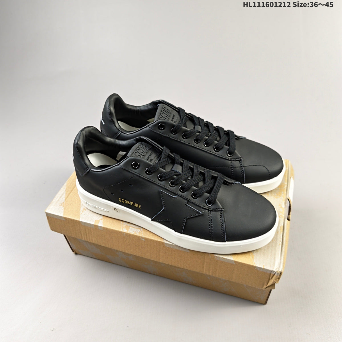 Golden Goose Purestar Low-Cut Sneakers with Star Detail - product image from the listing.