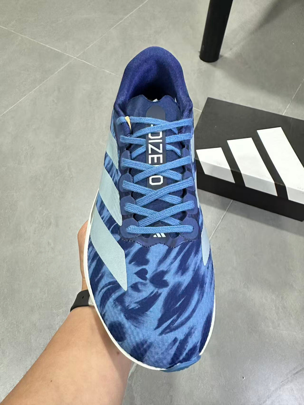 adidas Lightstrike Pro Running Shoes in Blue KI6926 - product image from the listing.