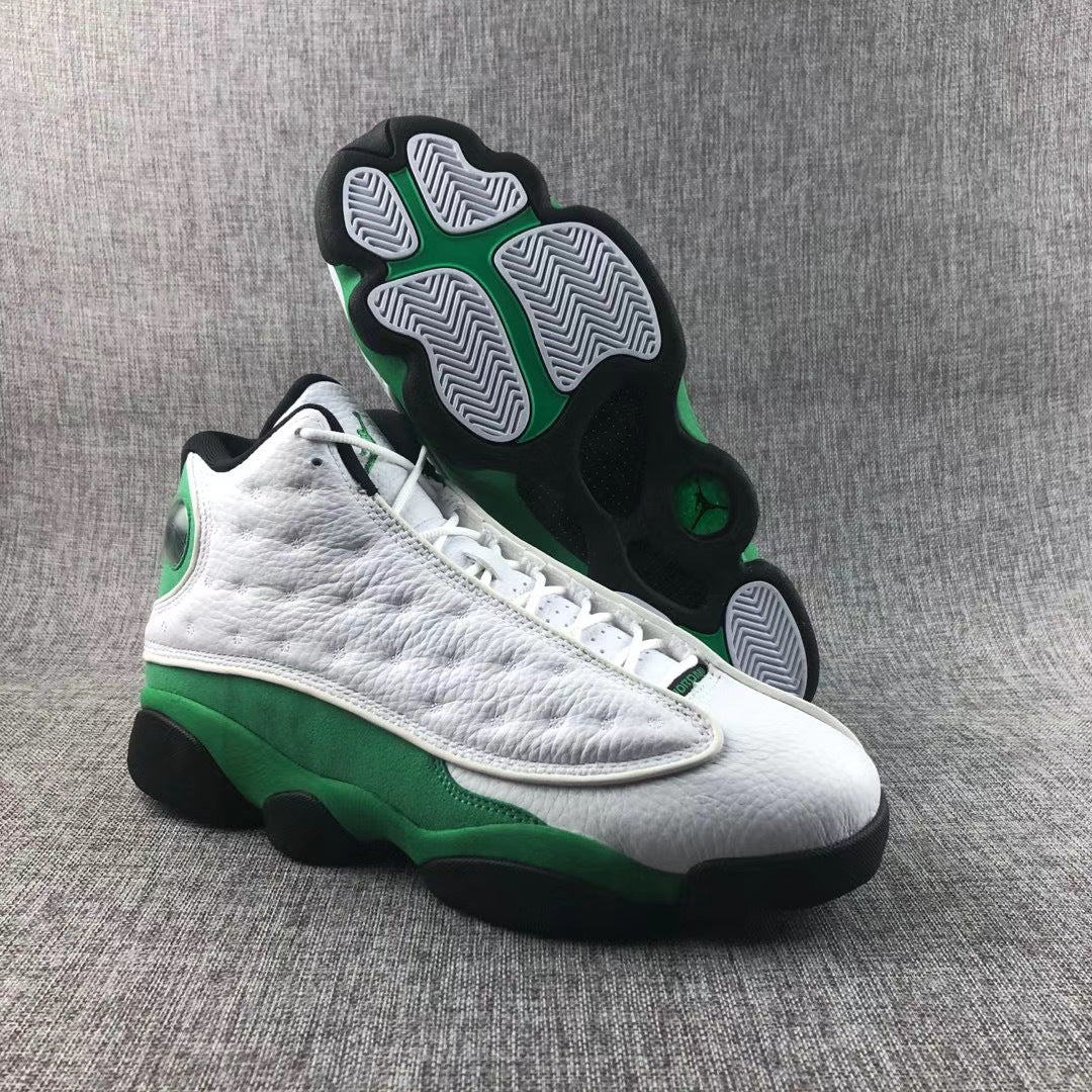 Air Jordan 13 Lucky Green White Green DB6537-113 - product image from the listing.