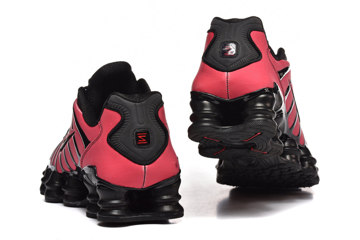 Black and Pink Nike Shox TL Sneakers - product image from the listing.