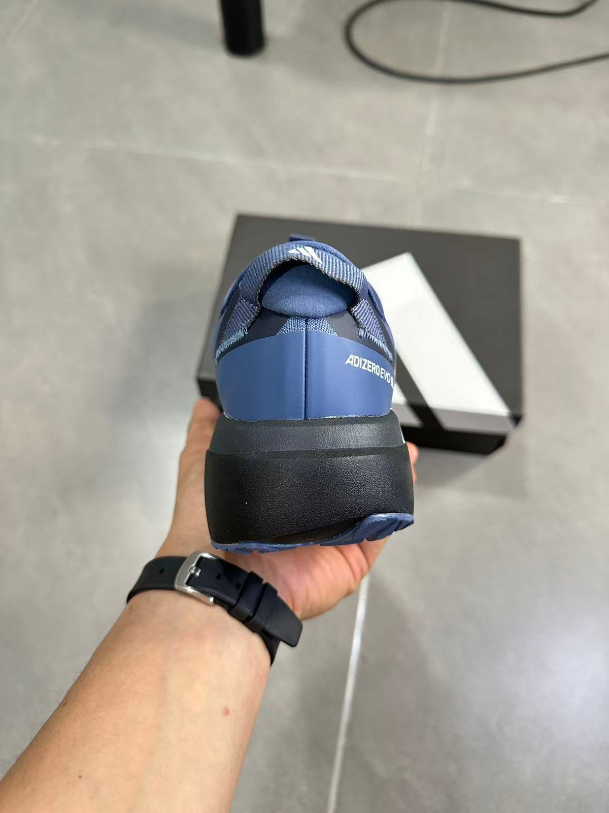 Adidas Adizero SL ATR Trail Running Shoes in Blue - product image from the listing.