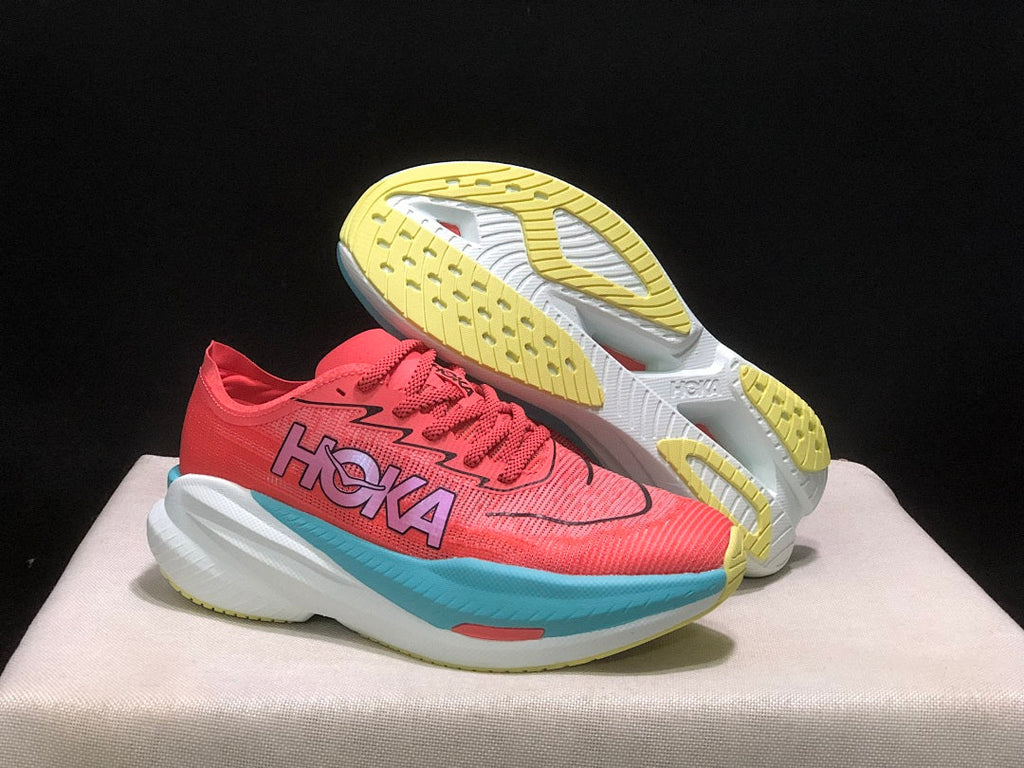 Coral HOKA Mach X 2 Running Shoes - product image from the listing.