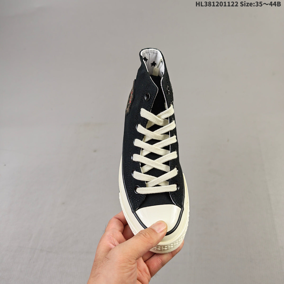 Converse Hello Kitty Black High-Cut Sneakers, HL381201122 - product image from the listing.