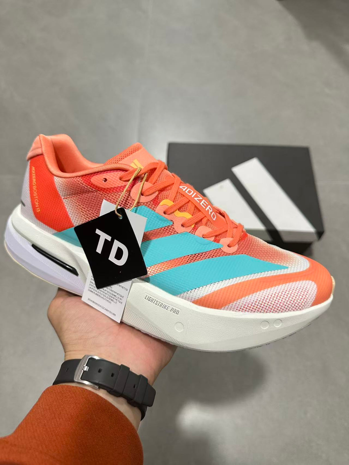 Nike Air Zoom Alphafly NEXT% 3 Running Shoe in Coral Turquoise - product image from the listing.
