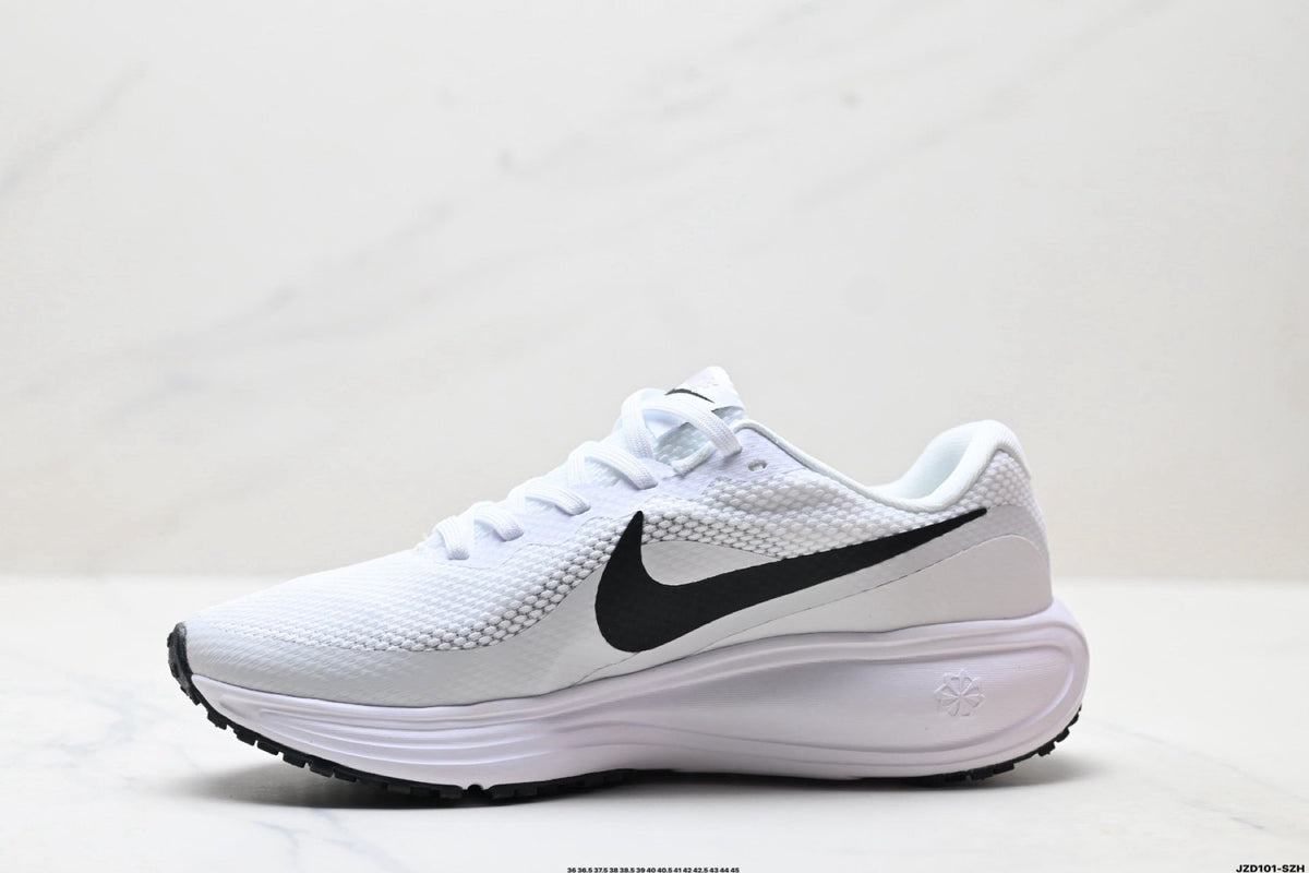 Nike Revolution 8 Running Shoes, in White and Black - product image from the listing.