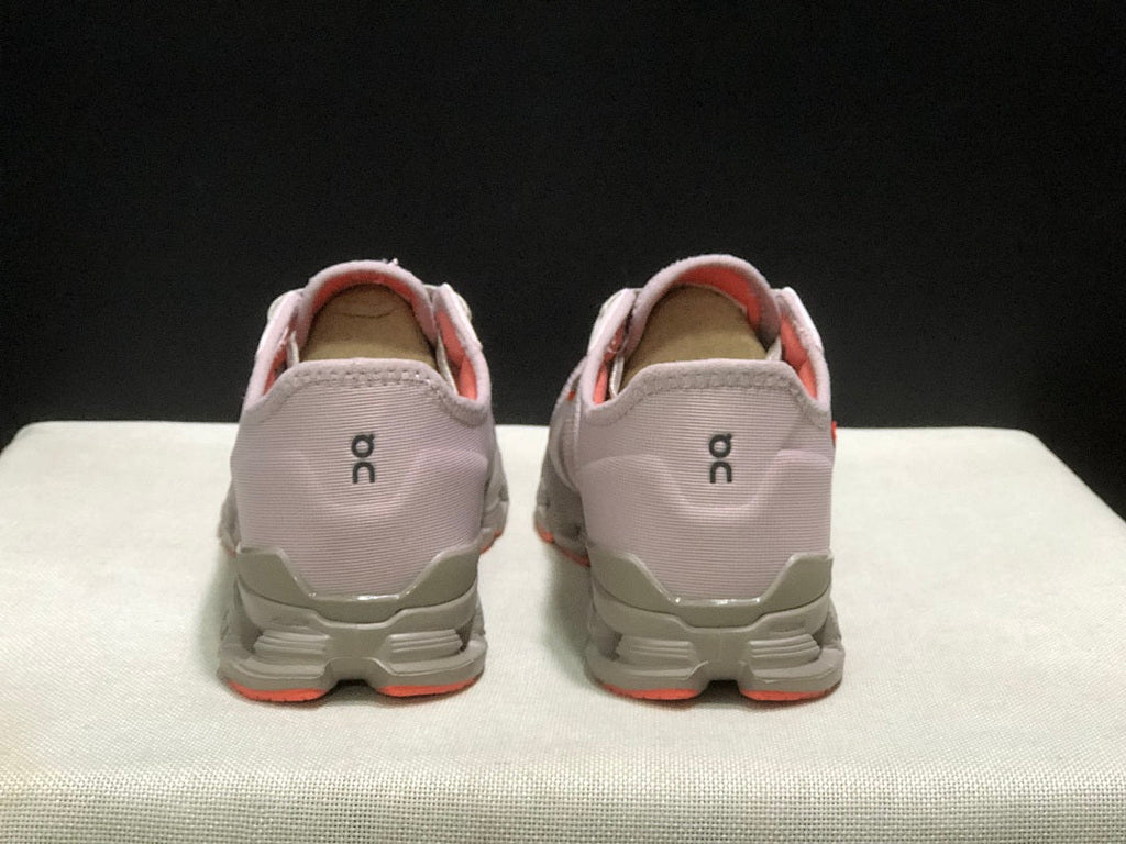 Pink and Gray On Cloud X 4 AD Sneakers - product image from the listing.