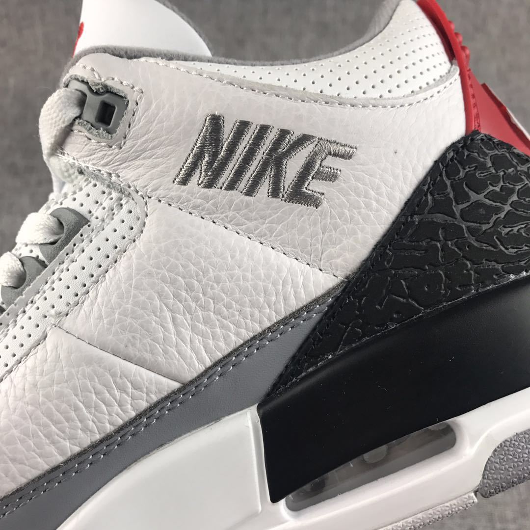 Air Jordan 3 White Cement Sneakers AQ3835-160 - product image from the listing.